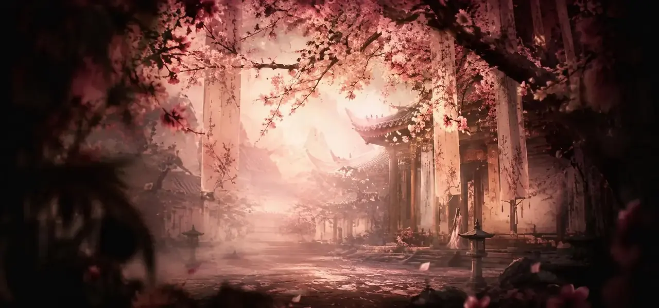 今日优选短剧《樱花落尽时,与你成婚》横版主题图